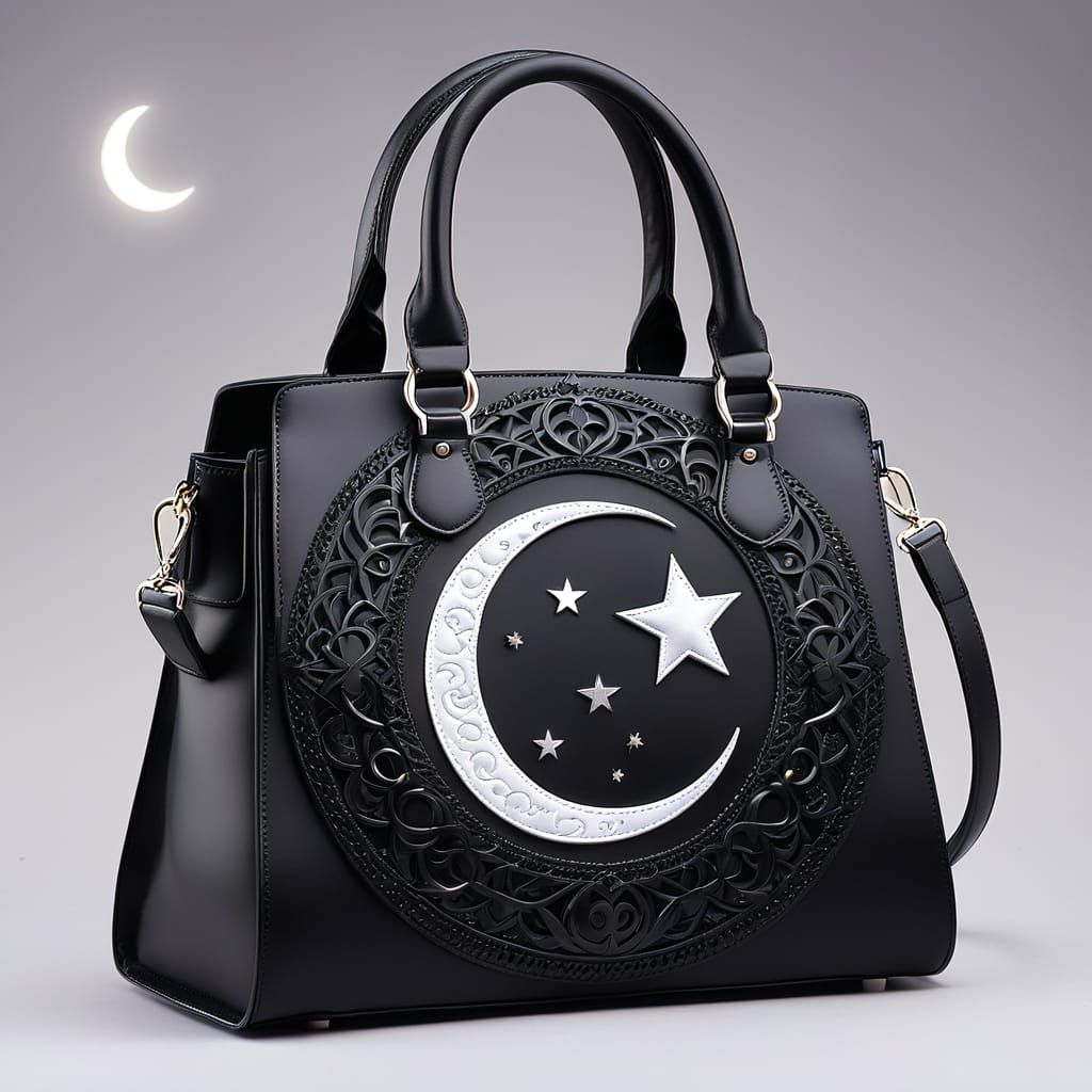 Moon and stars Handbag