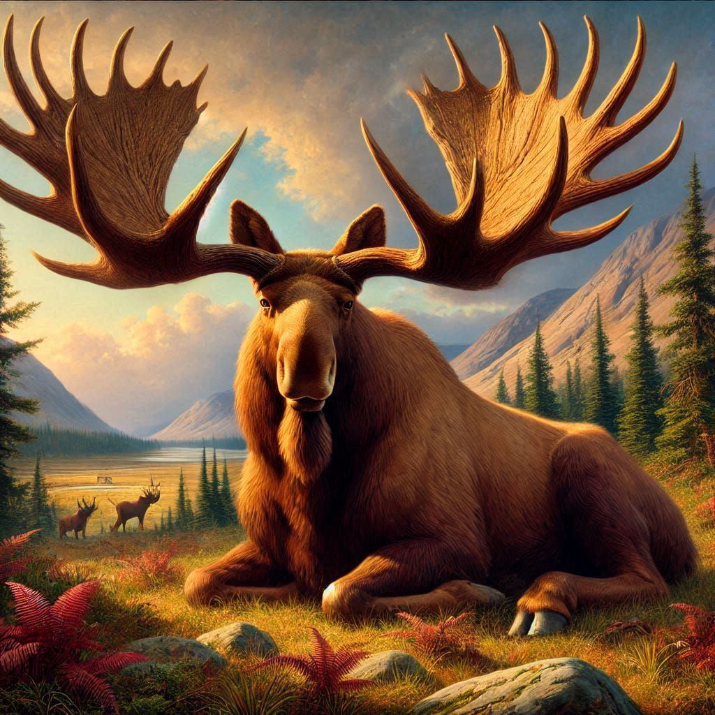 Giant moose