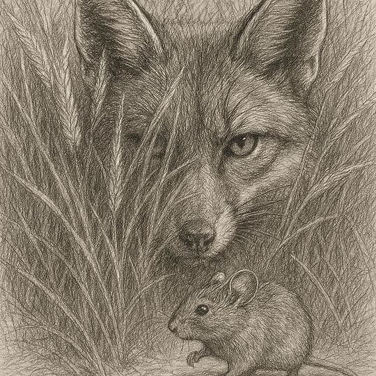 Fox and mouse