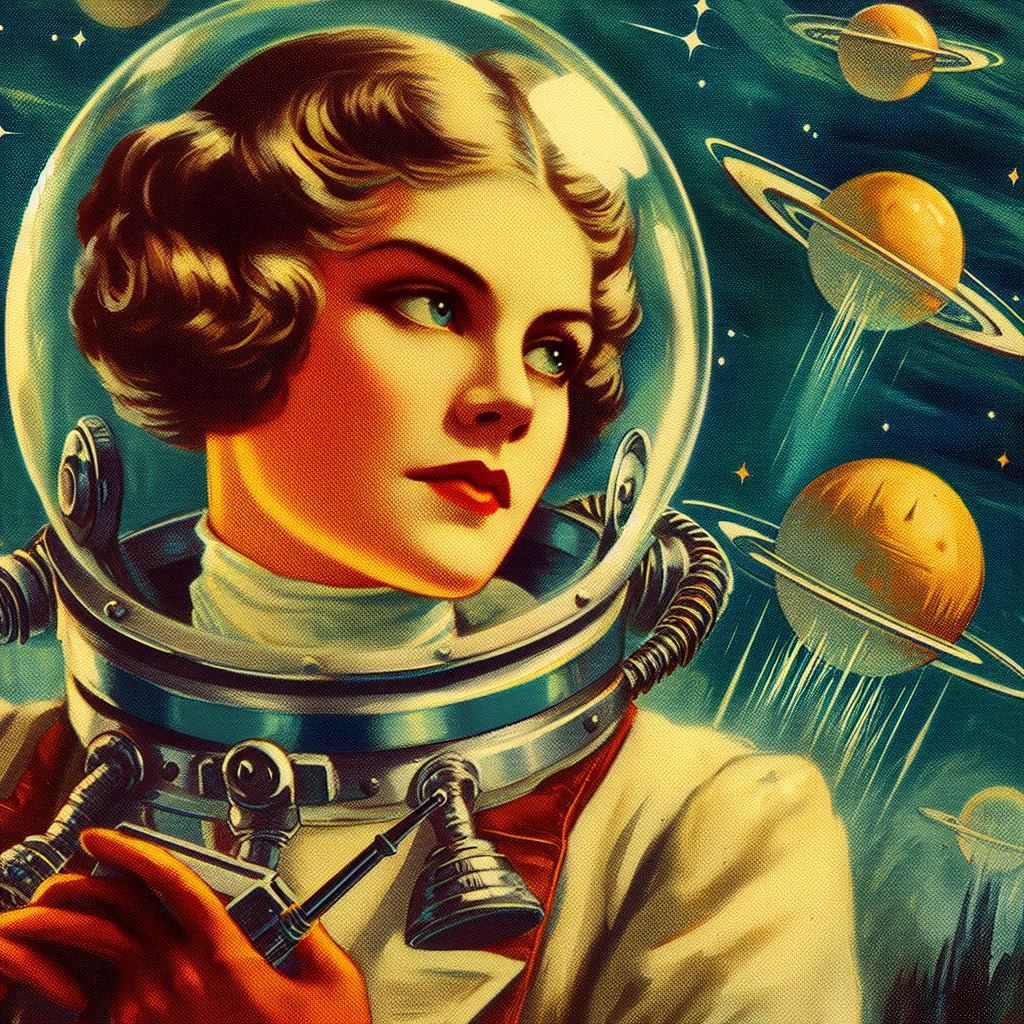 Vintage Spacegirl Adventures 1
