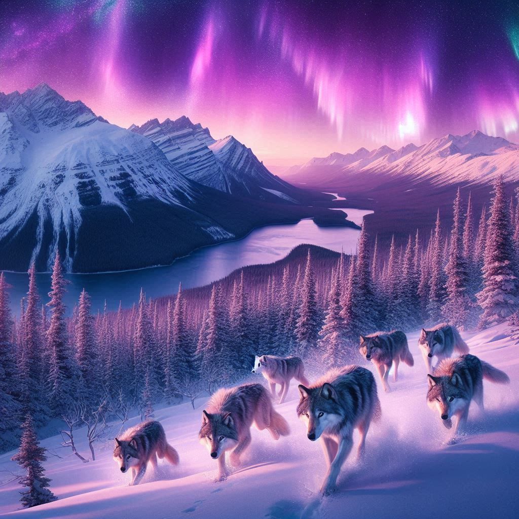 traveling wolves