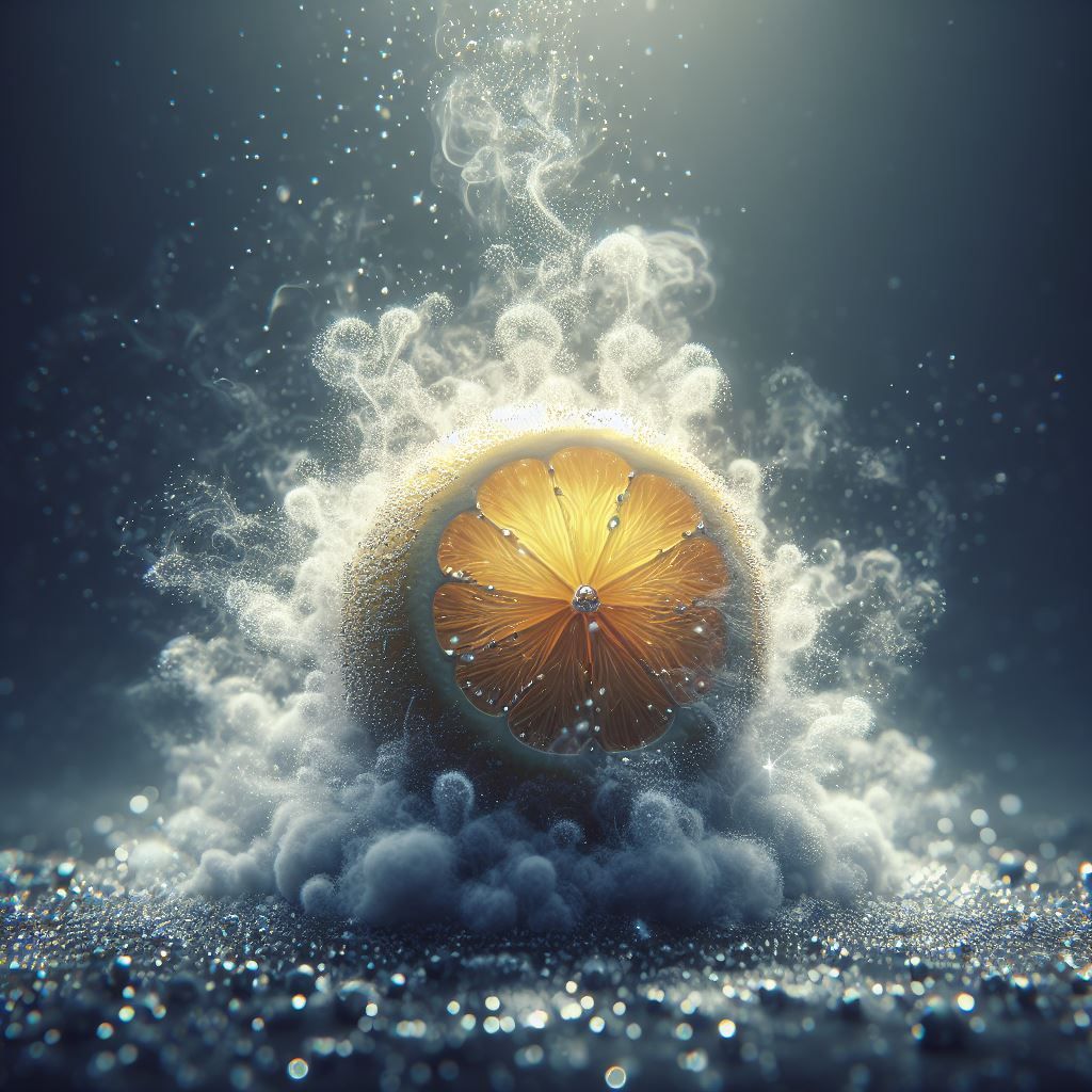 Un citron dans la brume