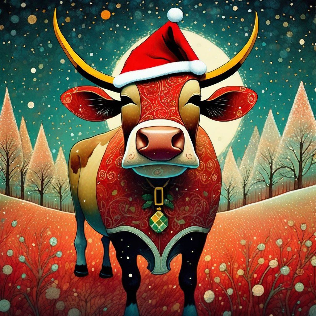 Christmas Cow.