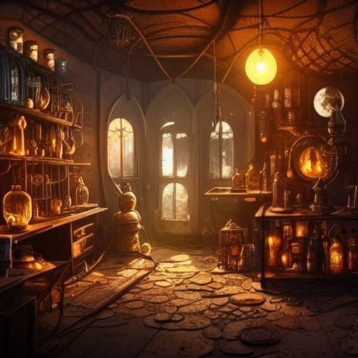 Alchemist's laboratory