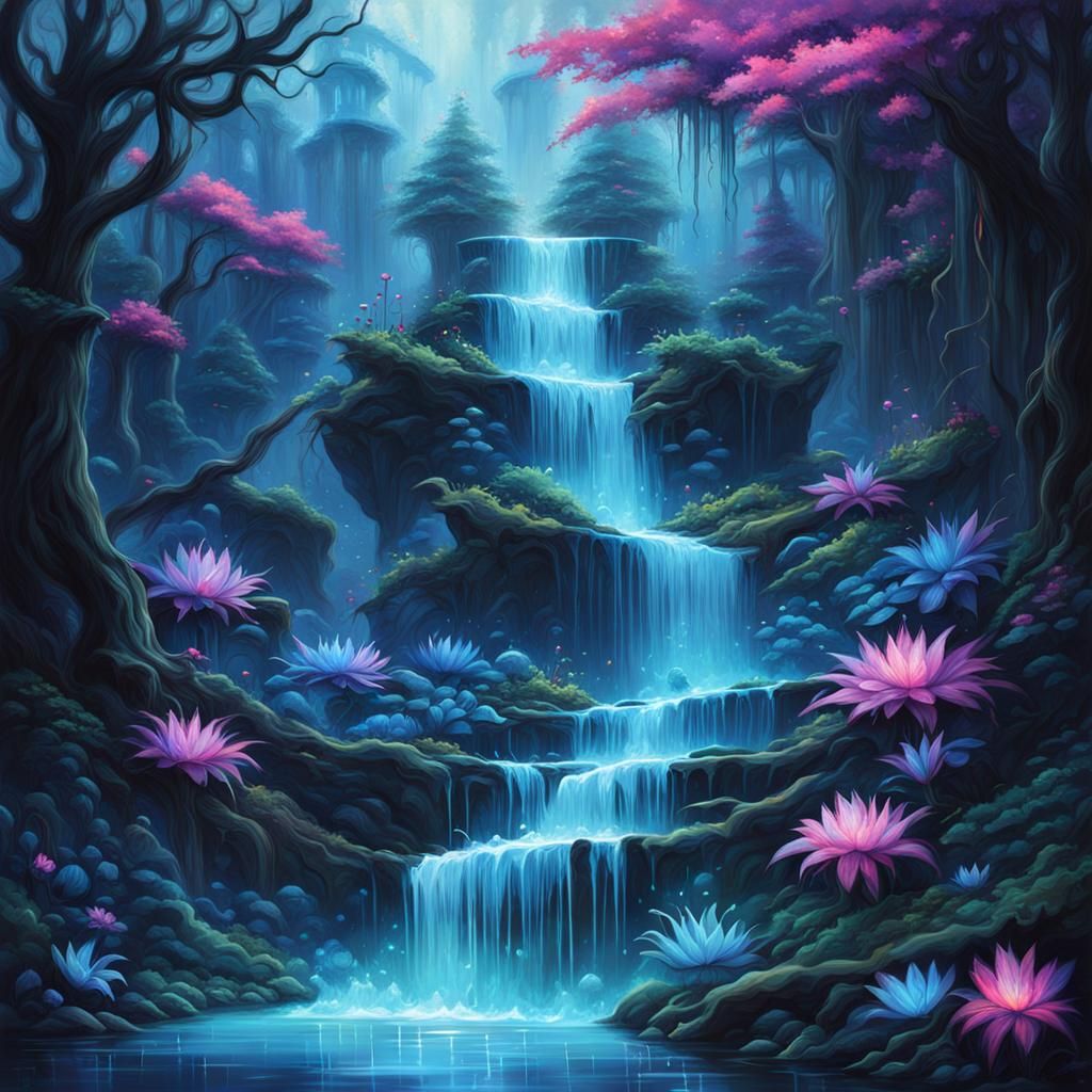 STUNNINGLY BEAUTIFUL Bioluminescence FAIRY-TALE, FINELY DETAILED ...