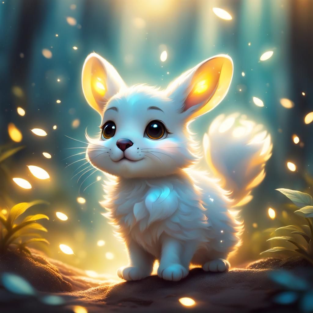 adorable animal, shiny happy optimistic - AI Generated Artwork ...