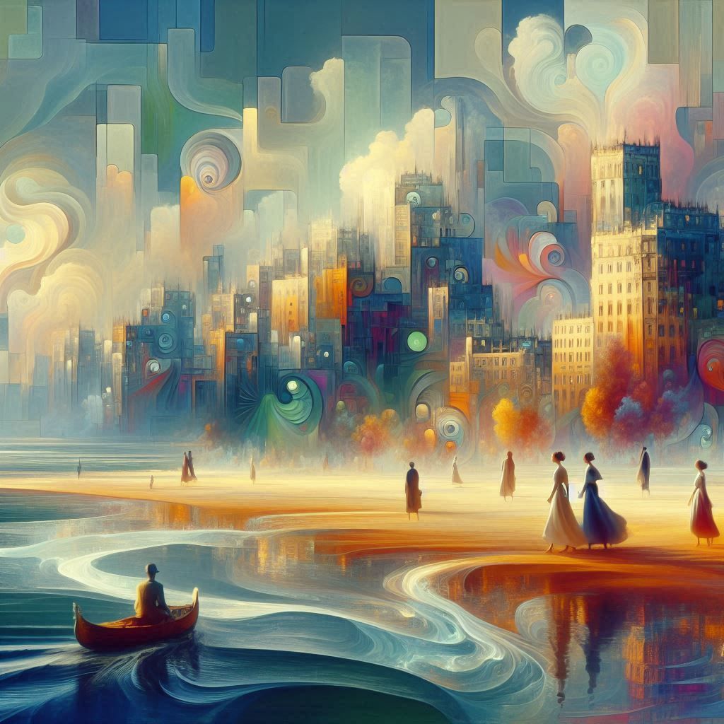 Urbs colorum clarorum DALL E 3 series