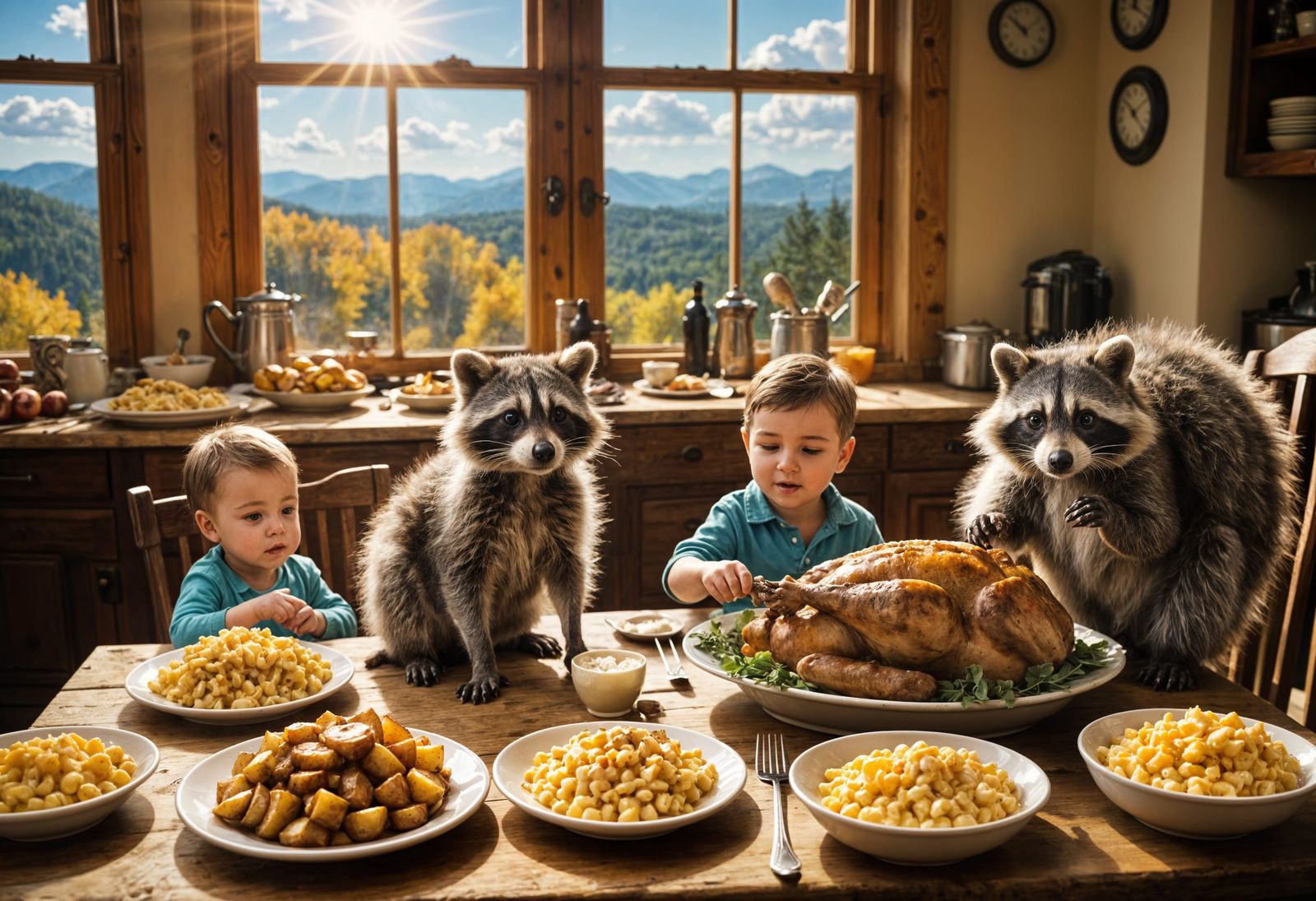 Thanksgiving gatecrasher  by @Star