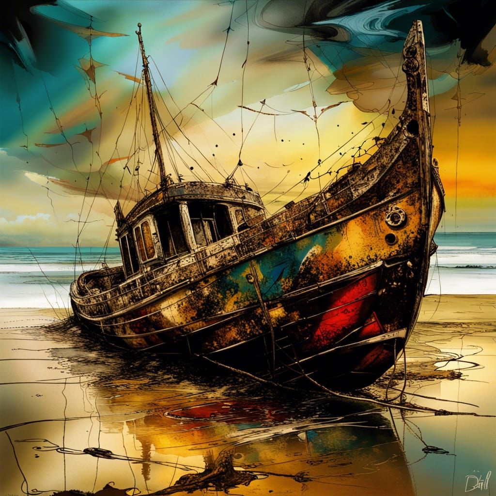 Abandoned Shore Boat