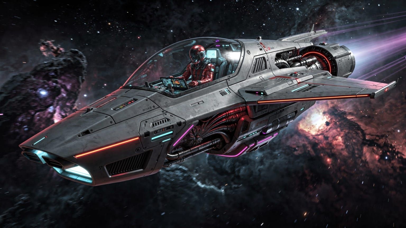 X1 Viper Fighter of the Alliance.