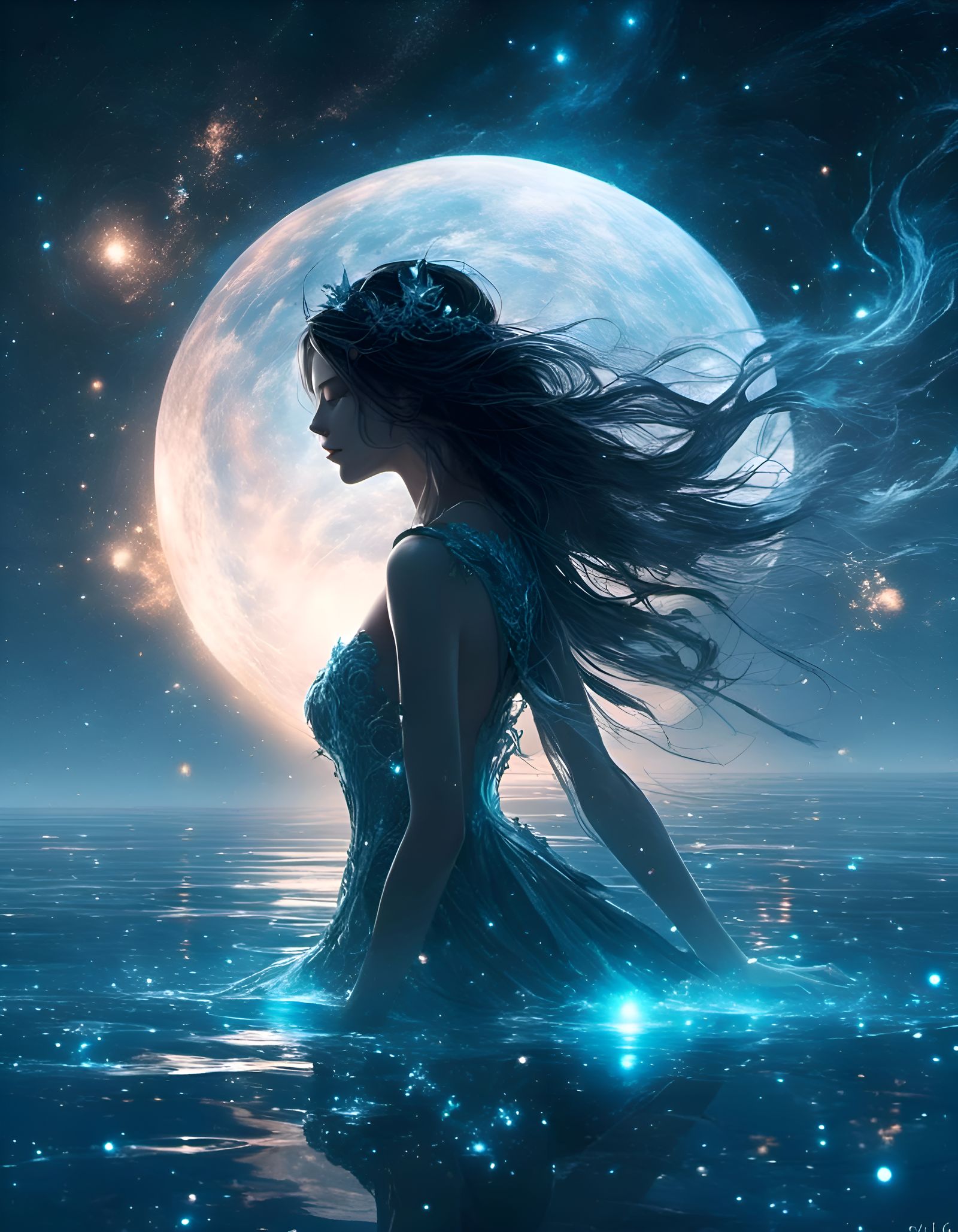 Moonlight magic  by @The art