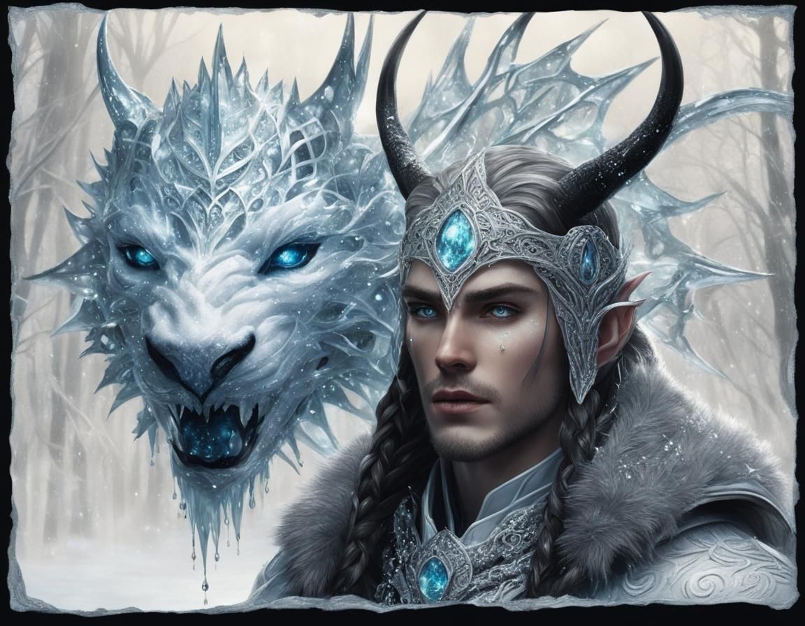 Ice Elf and Dragon
