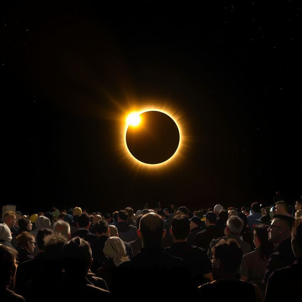 Solar Eclipse Near Totality