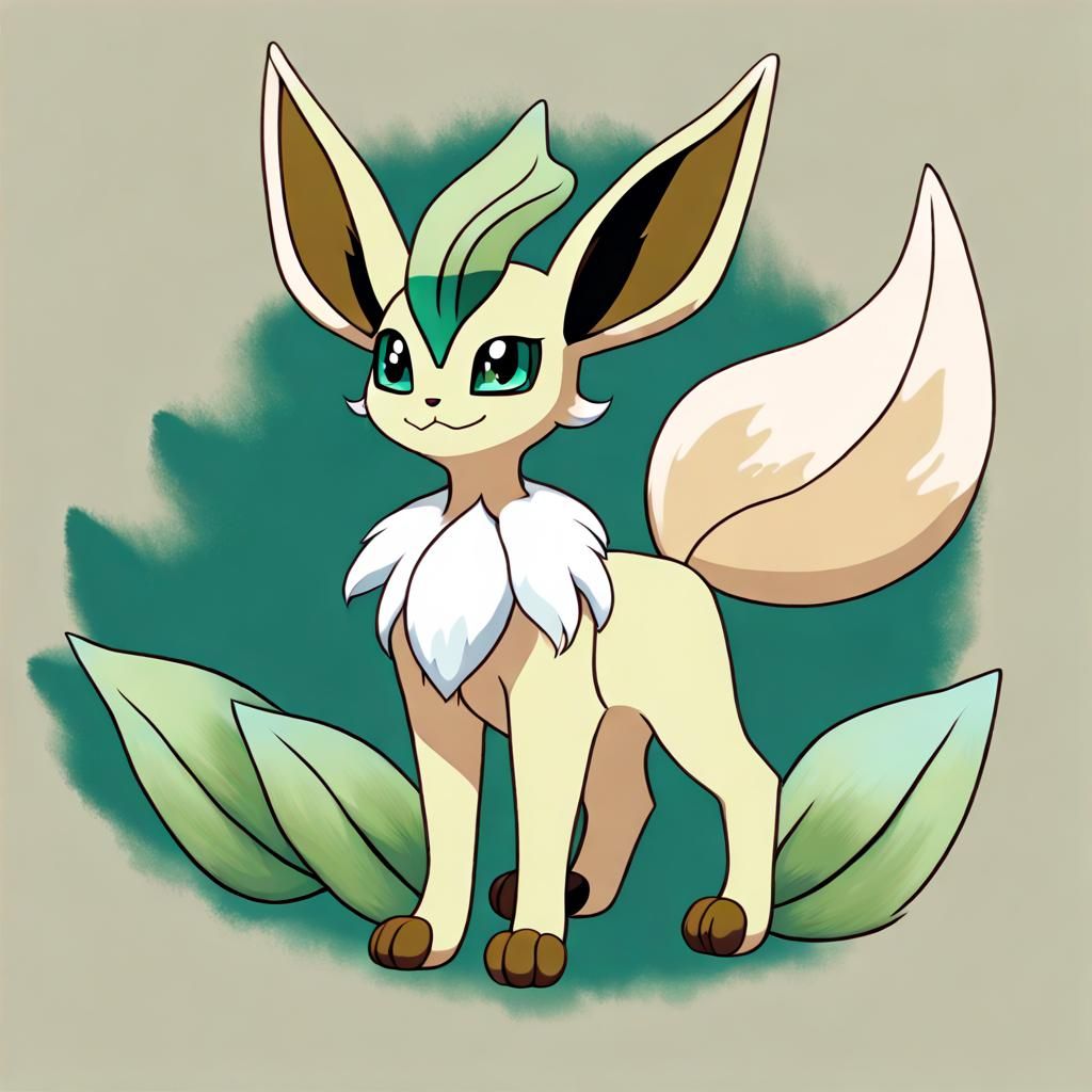 a Leafeon - AI Generated Artwork - NightCafe Creator