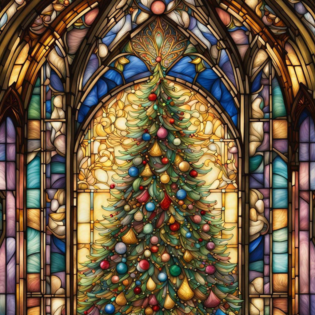 Christmas Tree - AI Generated Artwork - NightCafe Creator