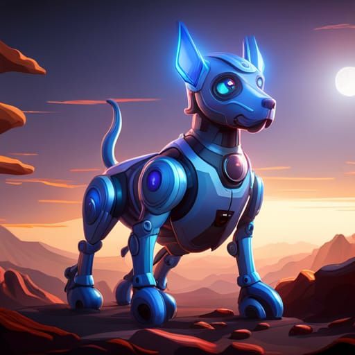 Blexi the Dog - AI Generated Artwork - NightCafe Creator