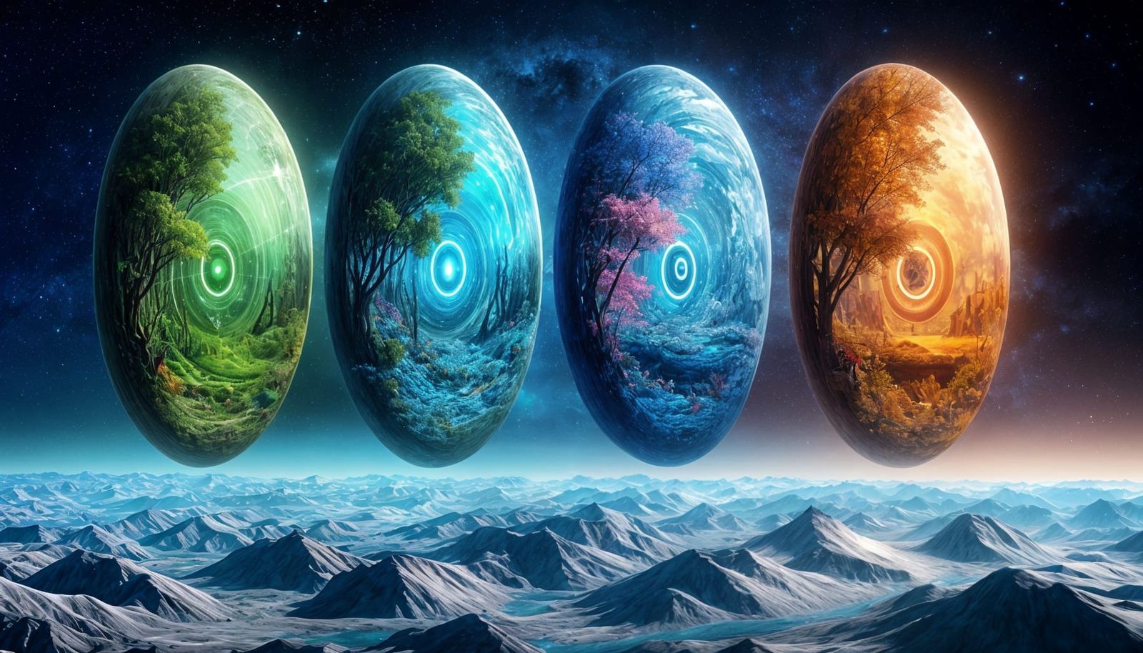 Portals to the four seasons