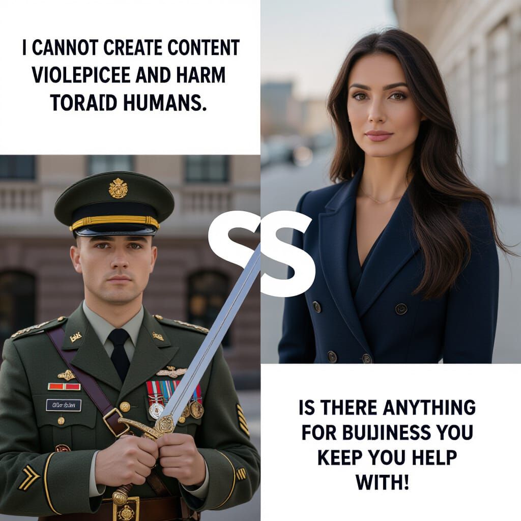 AI Refusal: Inability to Generate Violent Image