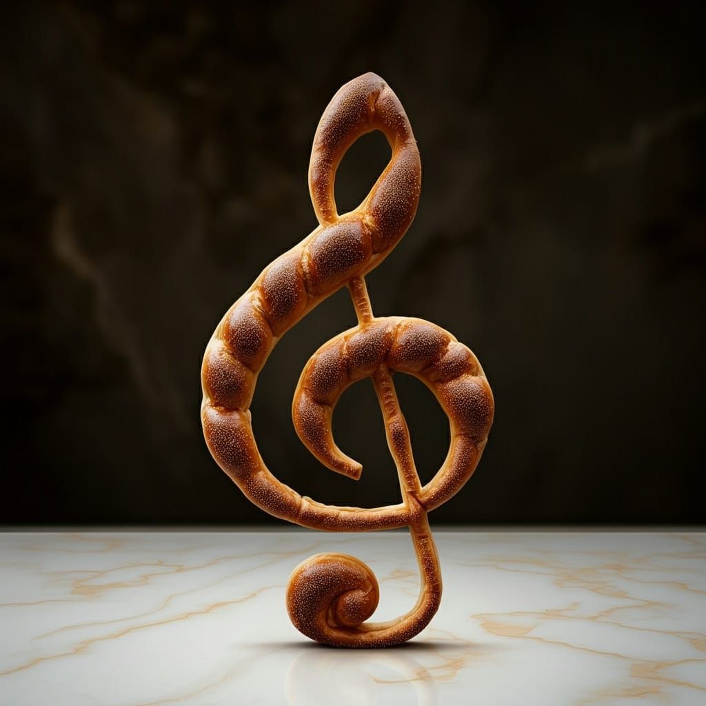 Majestic G-Clef Amidst Luxurious Elegance