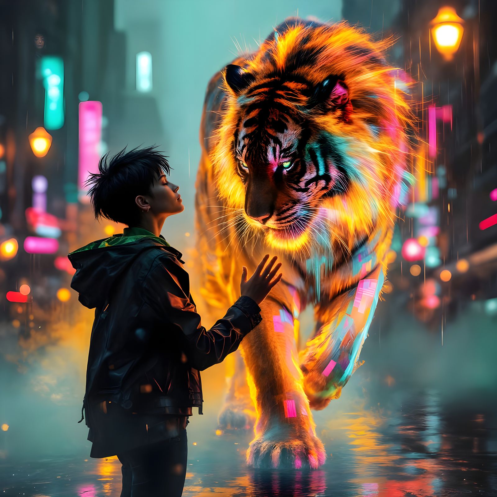 digital jungle  by @doomflower