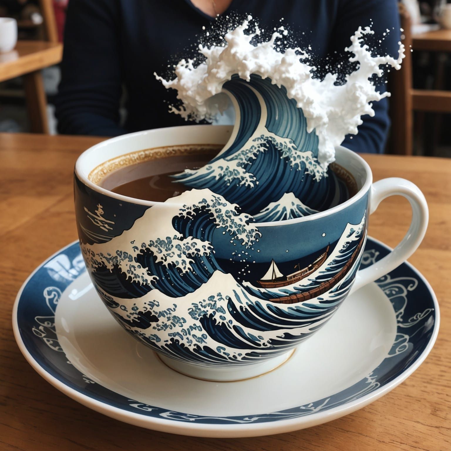 coffee wave  by @Charlotti