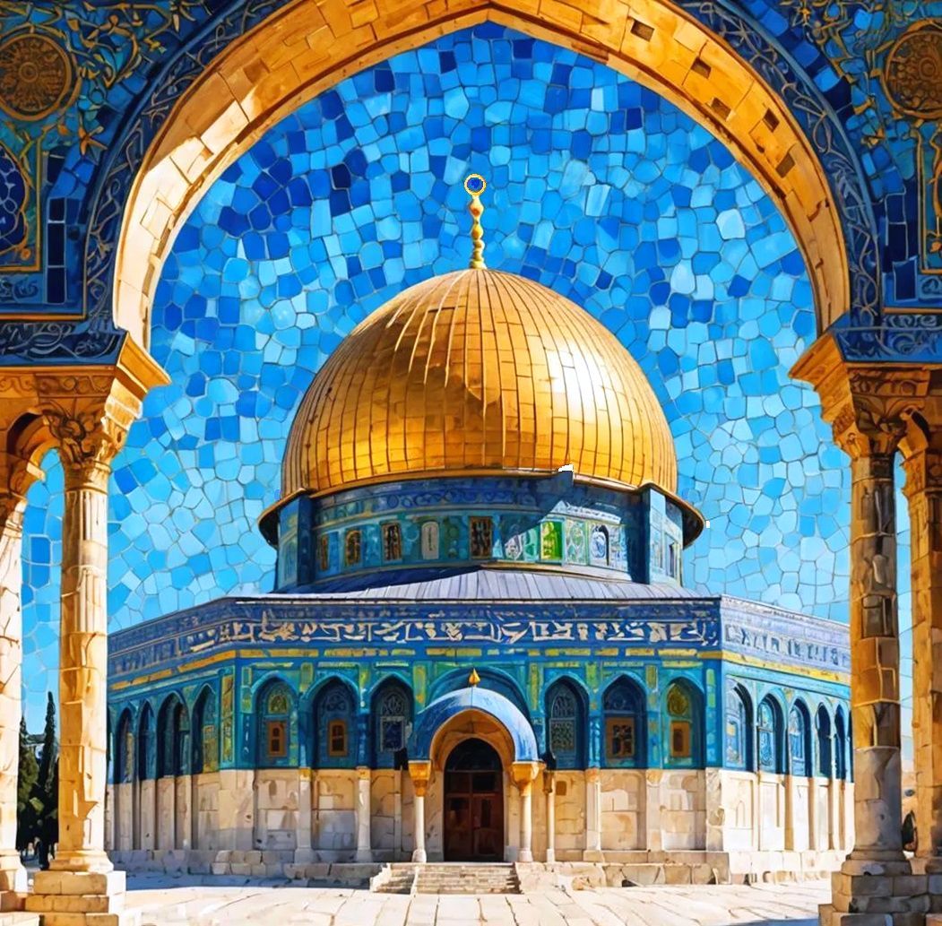 The Dome of the Rock in Jerusalem ❤️‍🔥 قُـبَّـة الصّخرة