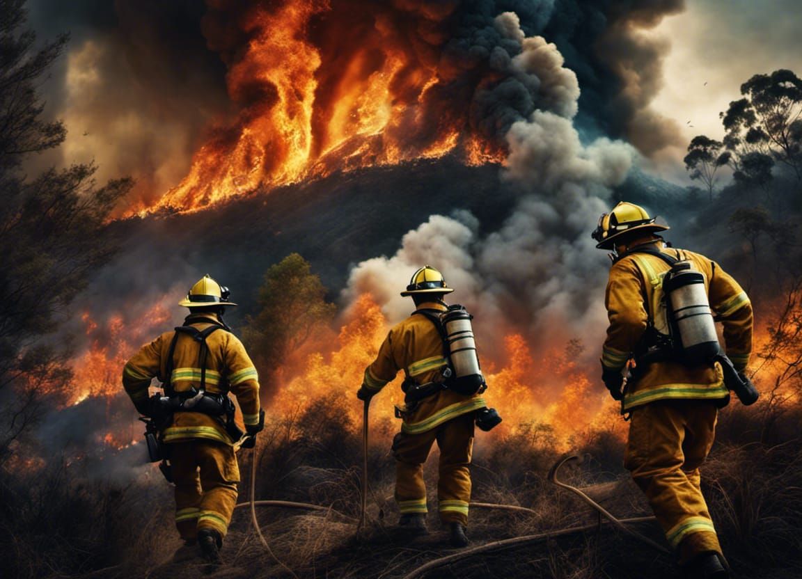 Wild bushfire  by @Catherine Chittenden