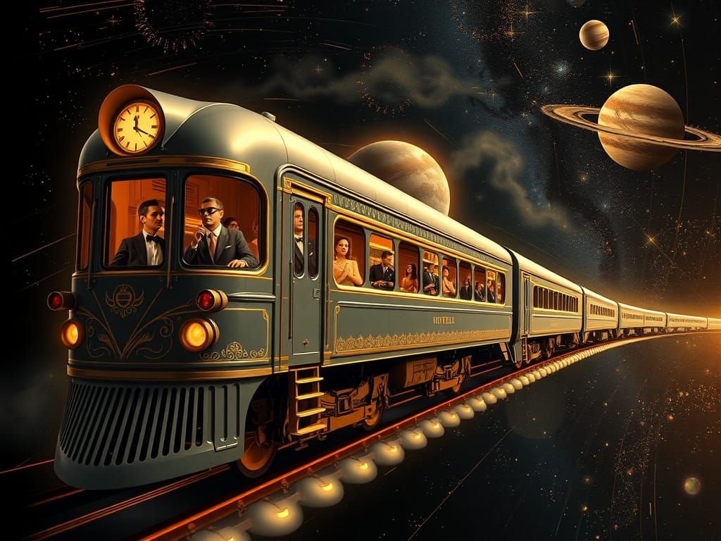 The Orient Express…in space!  by @Starkllr