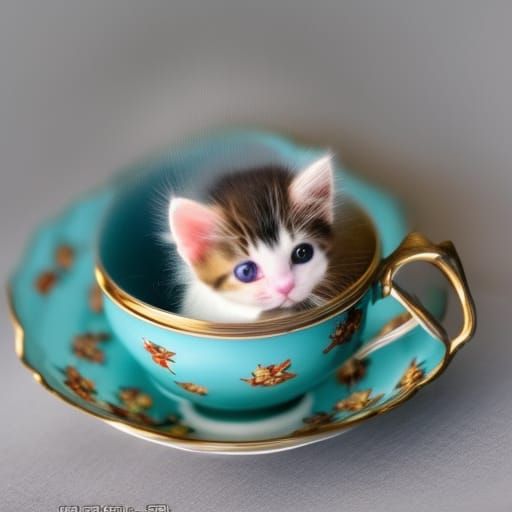 Teacup - AI Generated Artwork - NightCafe Creator