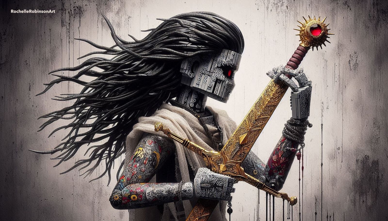 Warrior - Lego Art