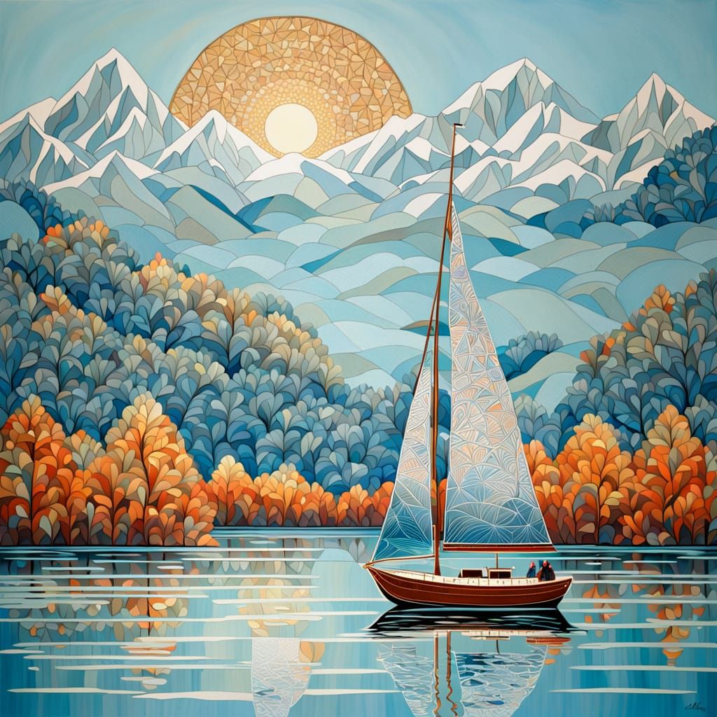 Sailing in Autumn  by @tttggg