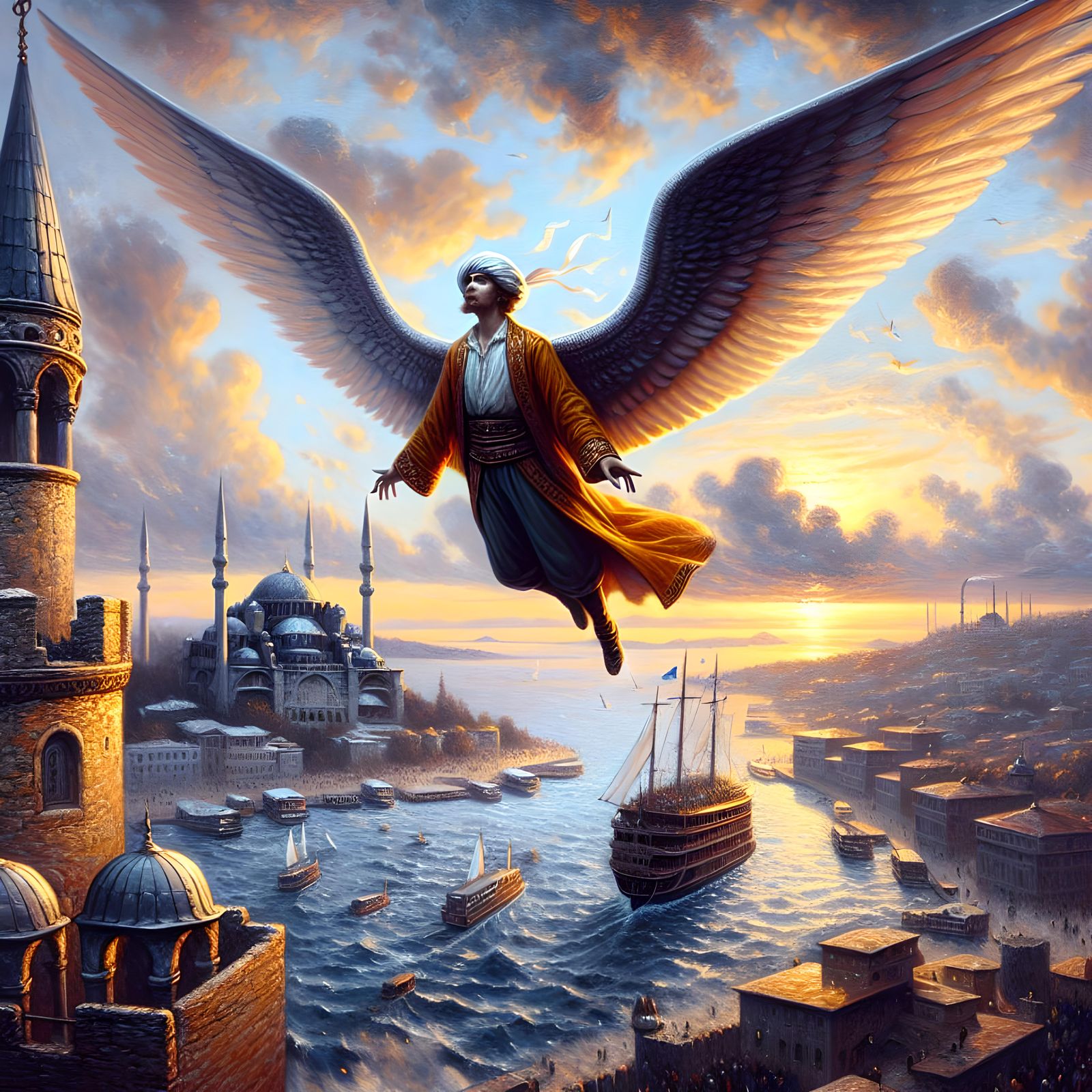 The Legendary Flight of Hezarfen: The first sustained unpowe...