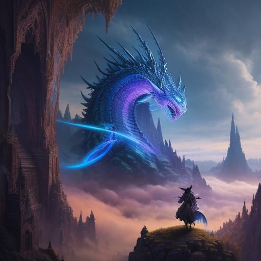 Wizards pet dragon
