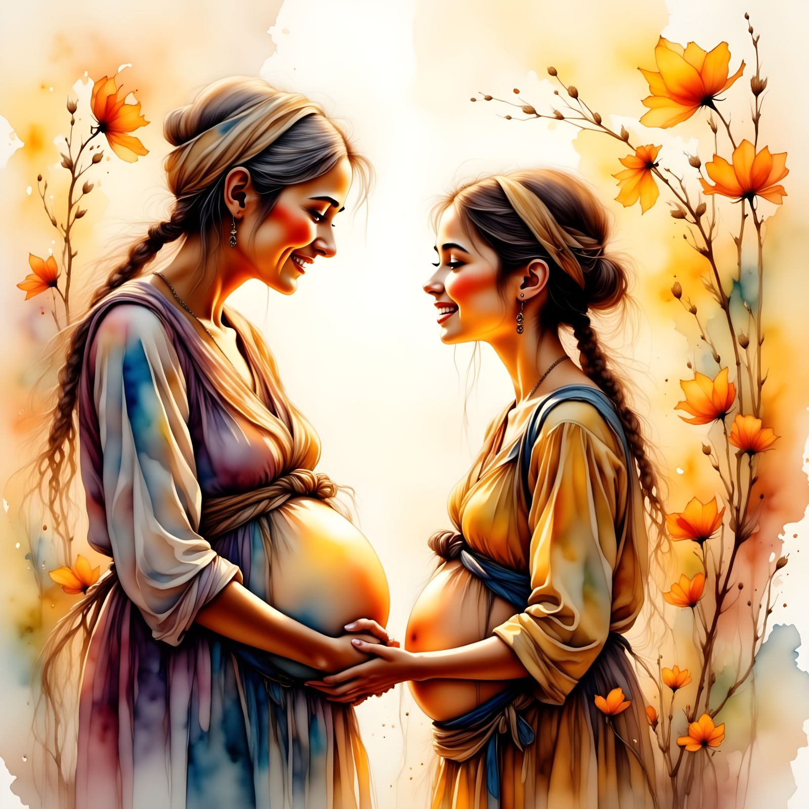 Mary and Elizabeth   by @Jill Osborne