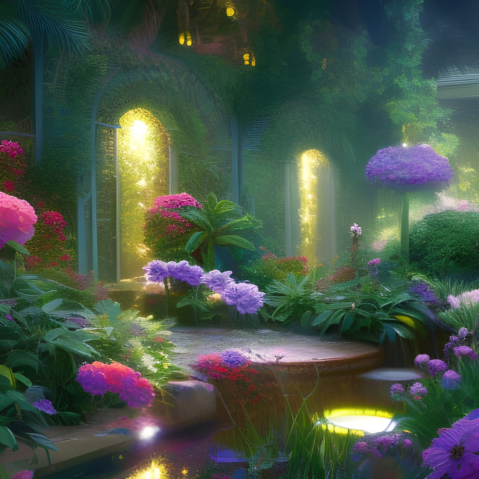 Garden Oasis  by @KBunny001