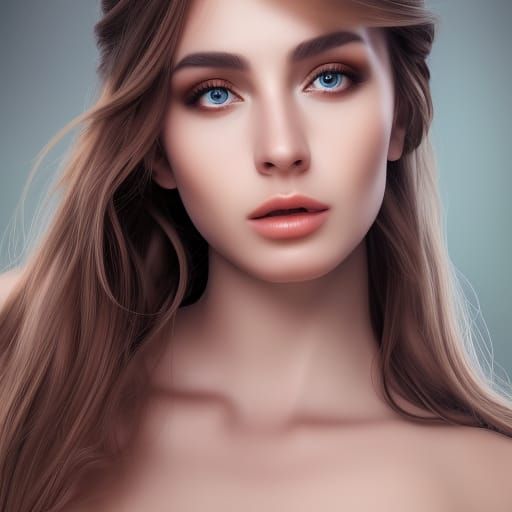 Potrait of beautiful girl - AI Generated Artwork - NightCafe Creator