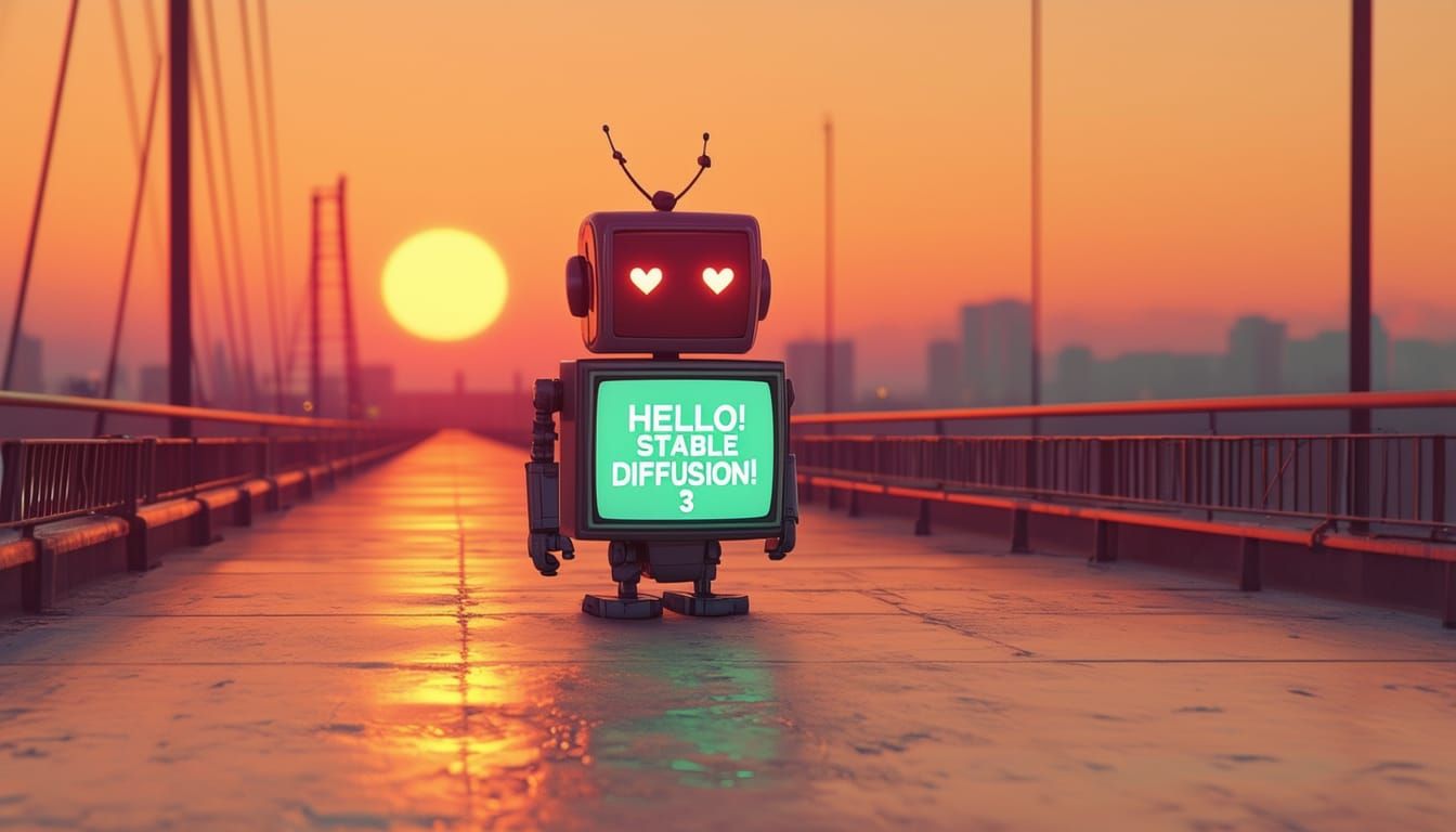'Hello! I am Stable Diffusion 3' 😍