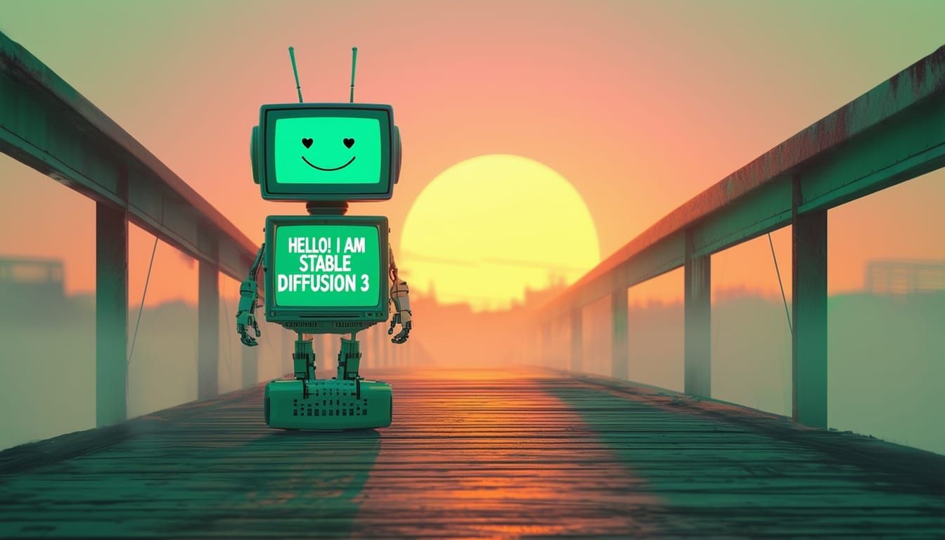 'Hello! I am Stable Diffusion 3' 😍