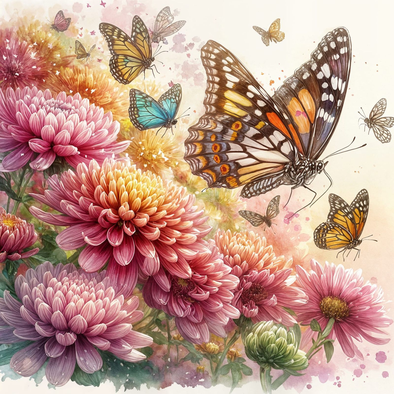 Butterflies in the garden