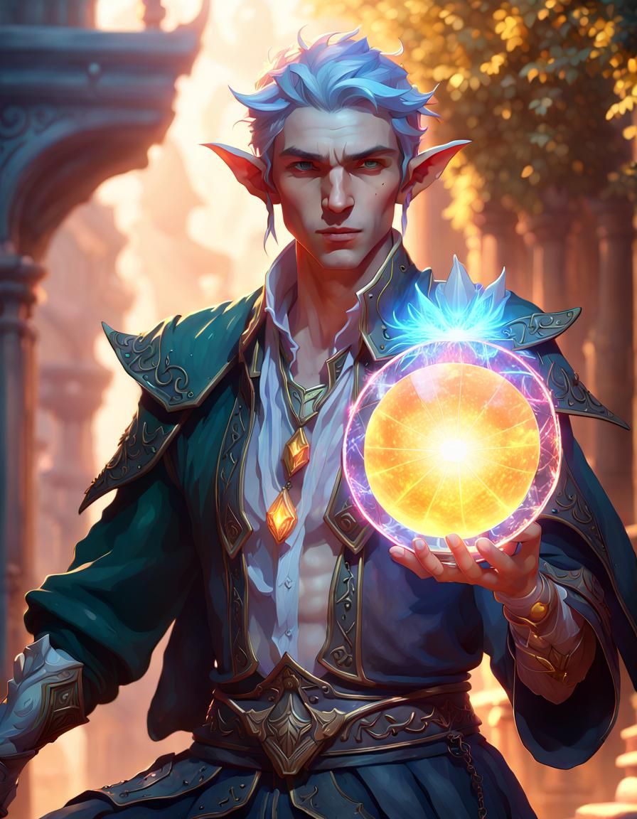 Elf Mage - AI Generated Artwork - NightCafe Creator