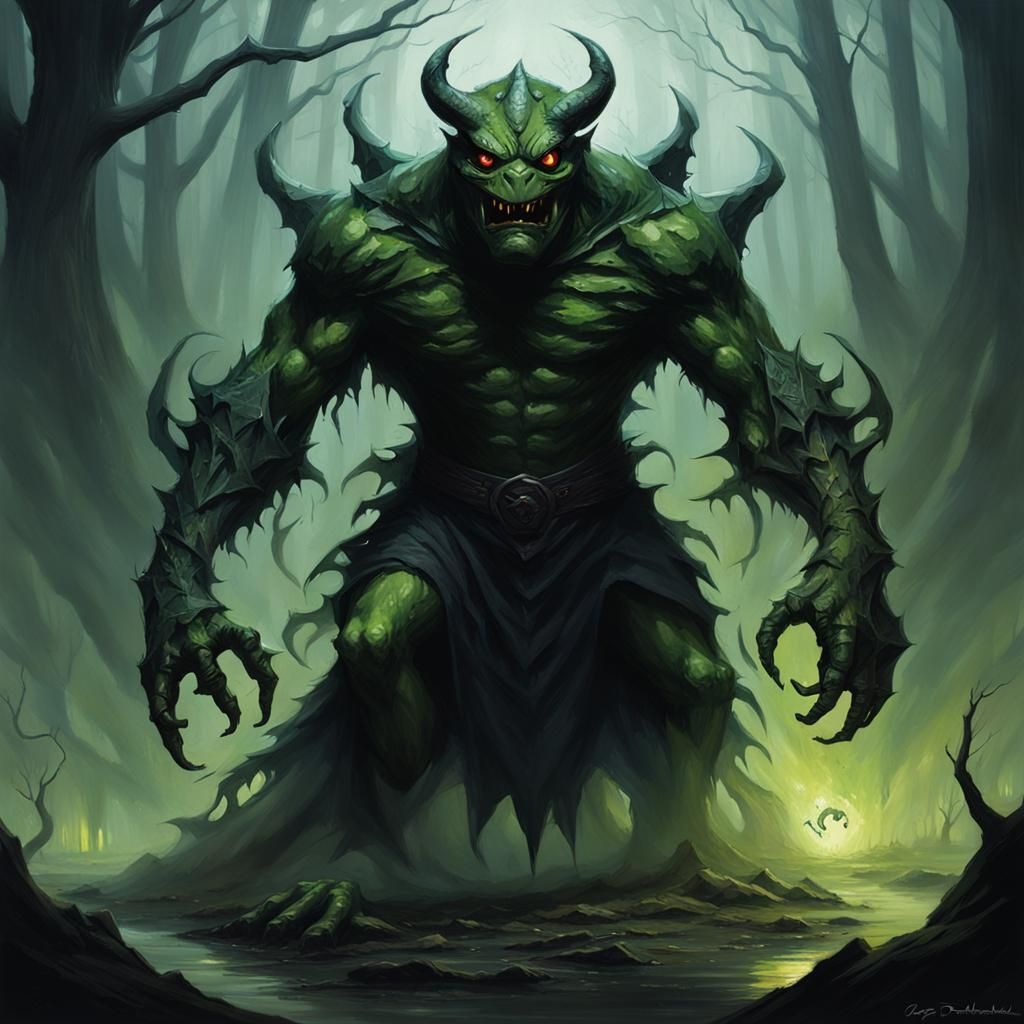 Frog demon