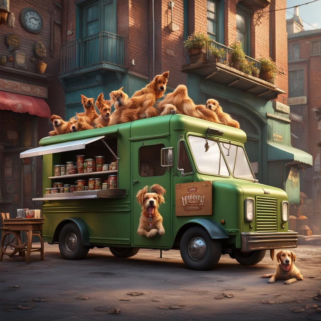 dog food truck