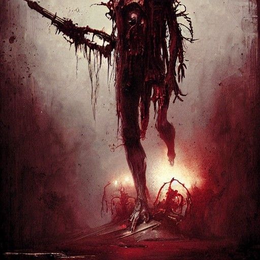 Steam punk Zombie sinister by Greg Rutkowski horror Gustave ...