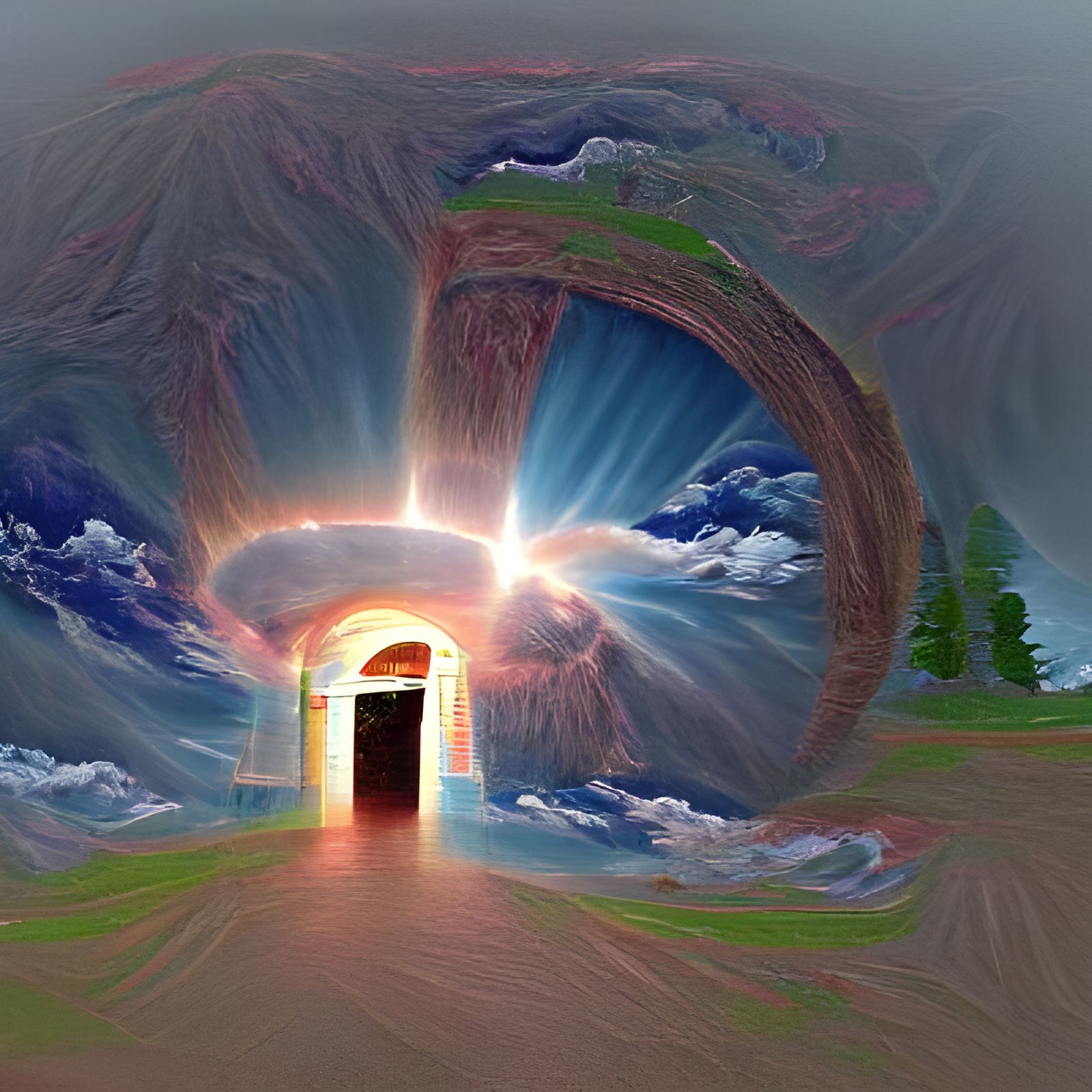 The portal has opened. God has emerged.