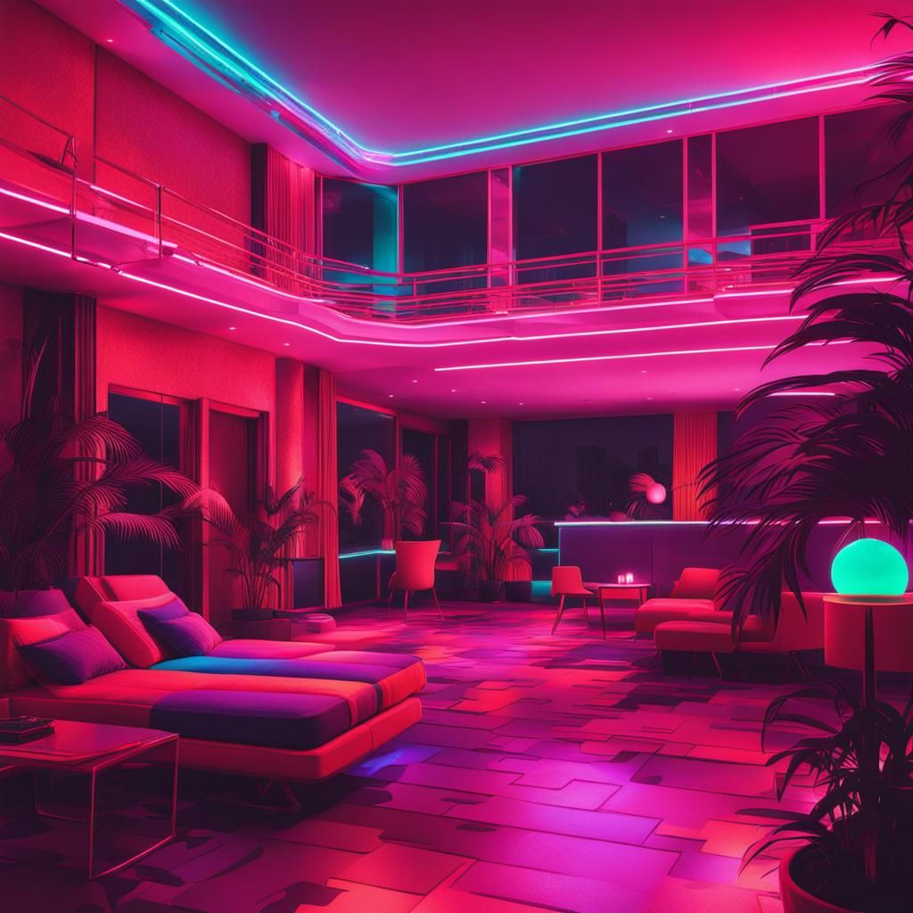 nice hotel with aesthetic vibe - AI Generated Artwork - NightCafe Creator