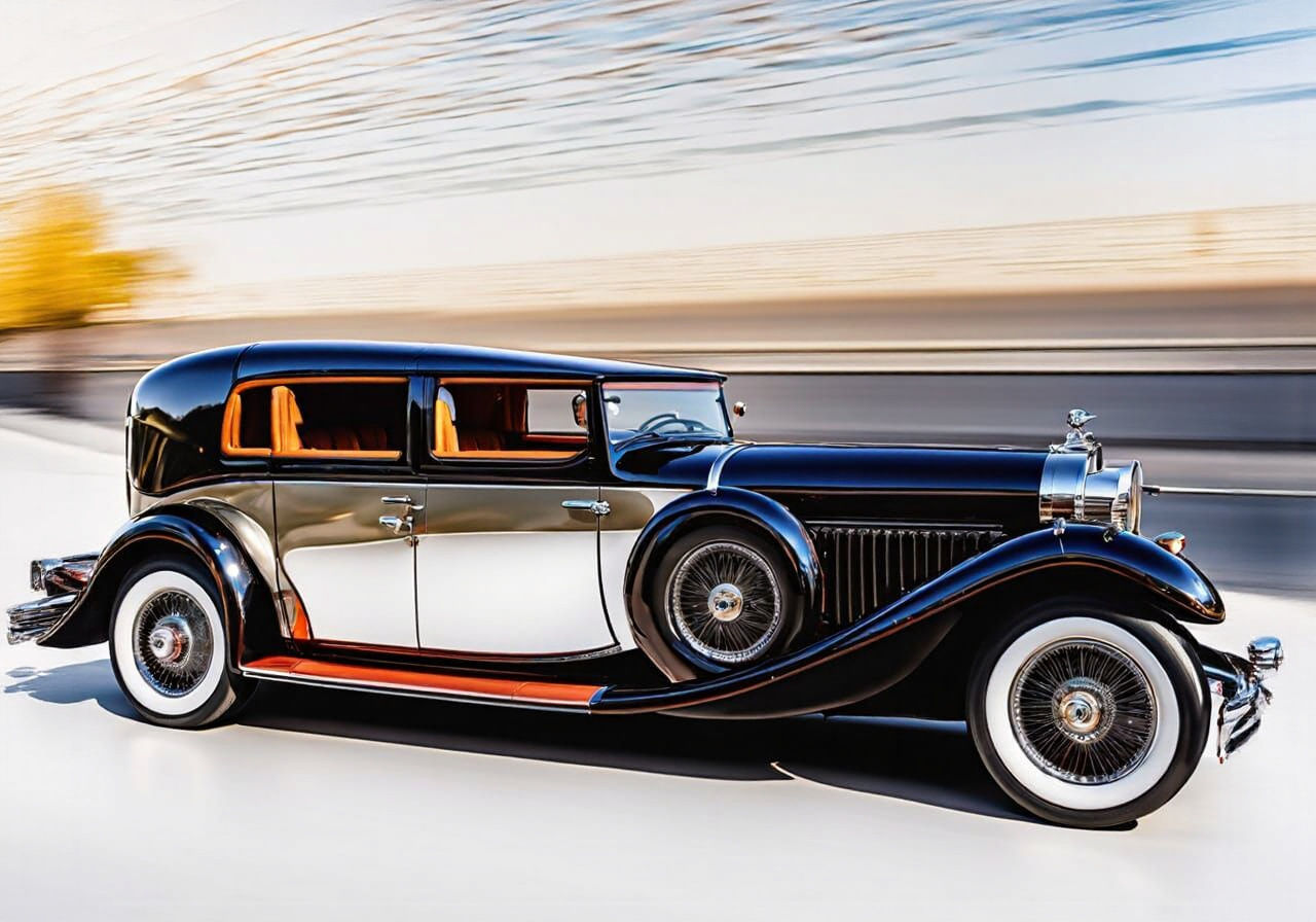 A magnificent 1930s limousine car