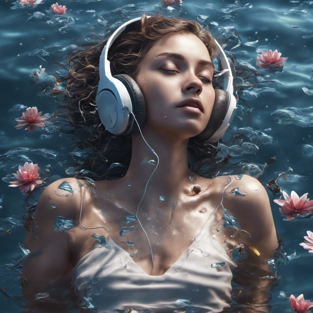 Music Washes Away Bad Feelings & Invites Serenity  by @Mystic