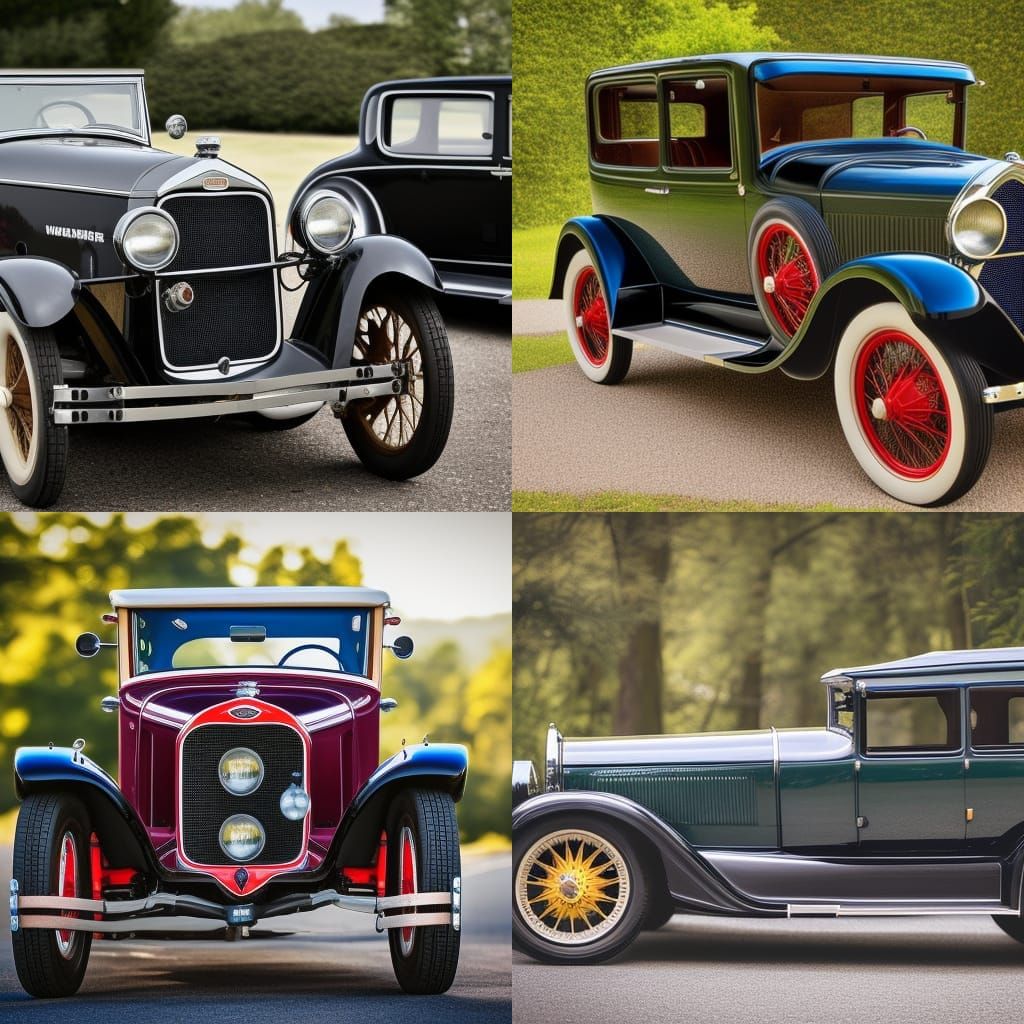 Classic Cars - 1928 Dusenberg Model J - Print