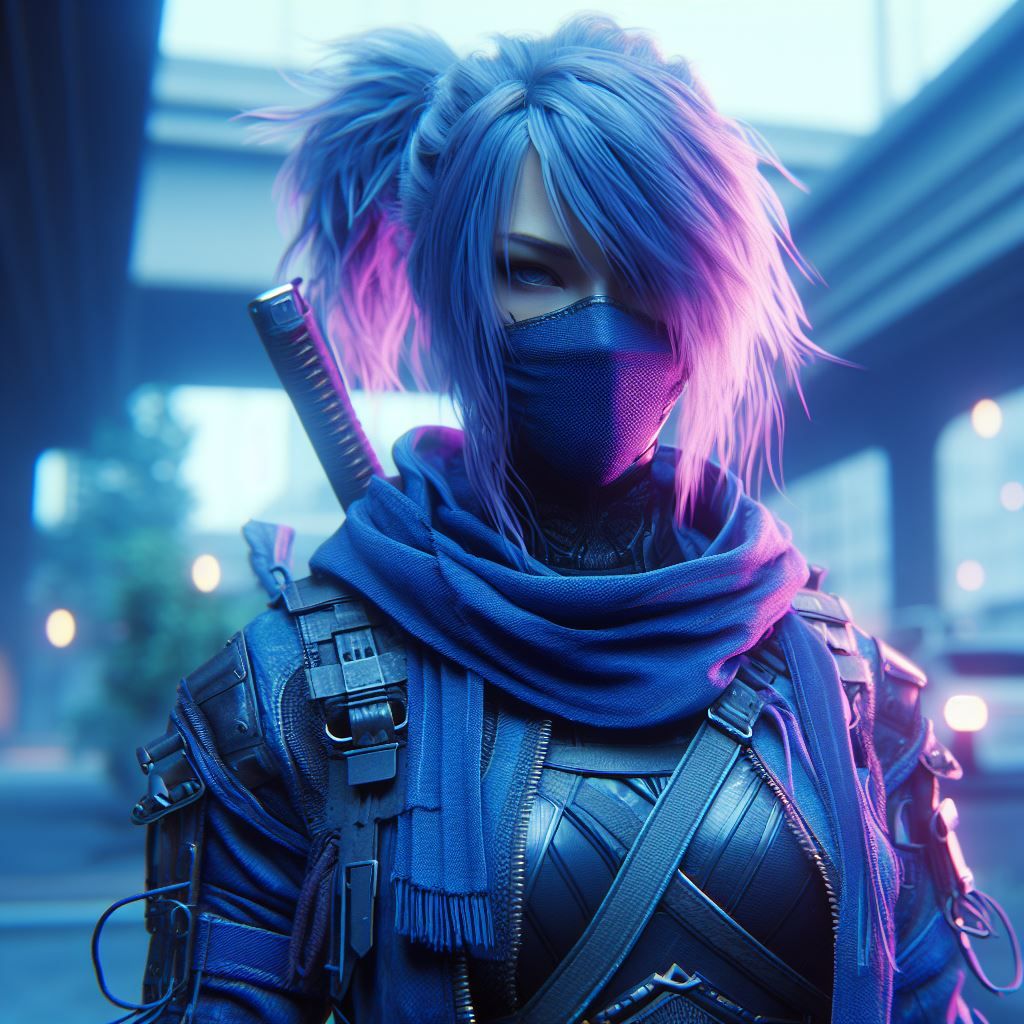 Cyberpunk ninja