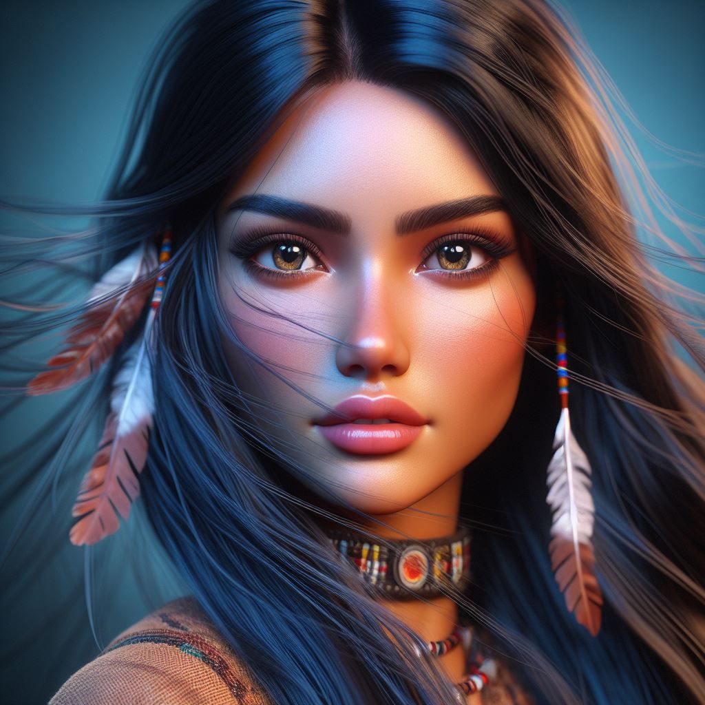 Native American Woman of the Hopi Nation